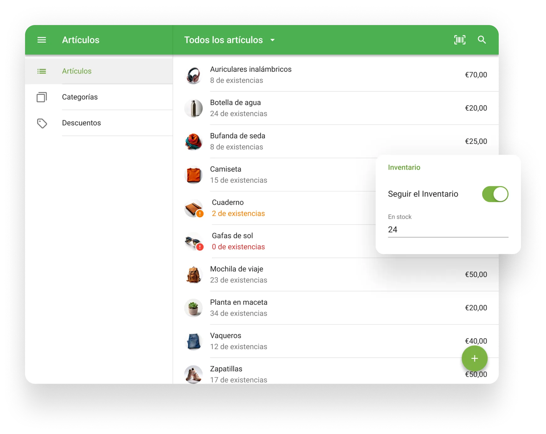 Gestión de inventarios con Loyverse TPV