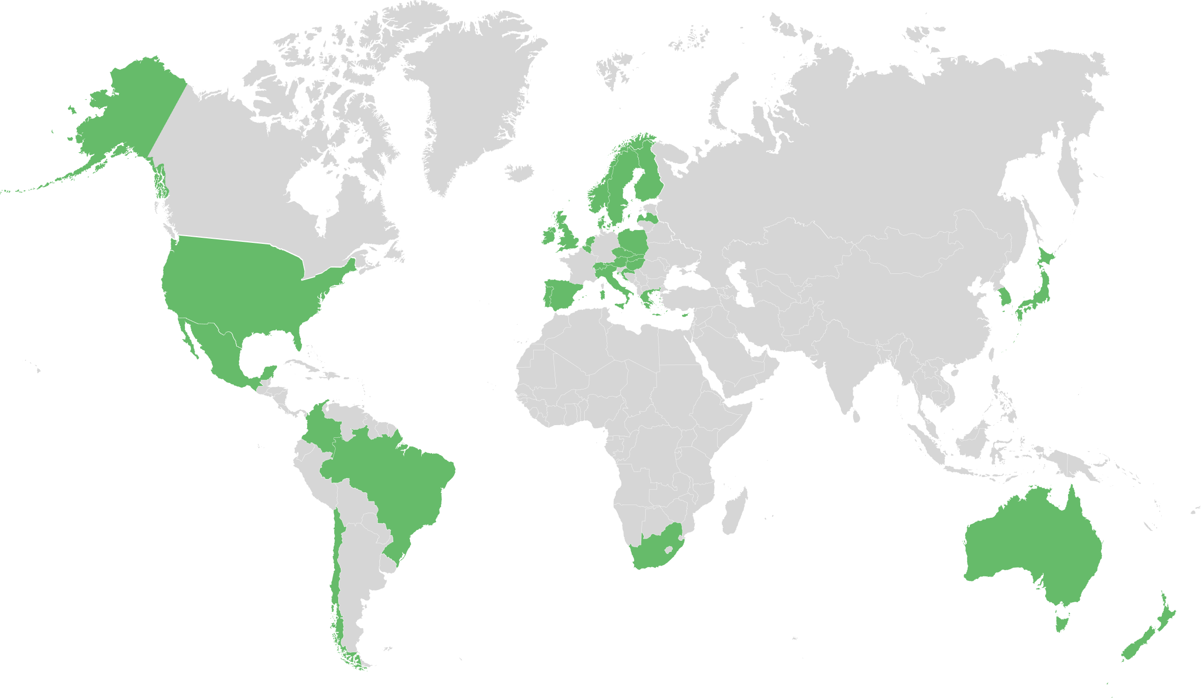 world map with payment systems